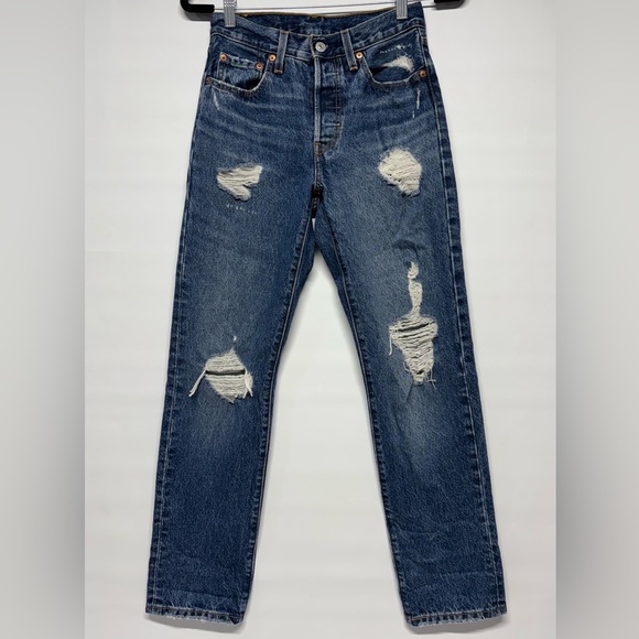 Levi's Denim - ✨Levi's 501 Original Fit Distressed Jeans